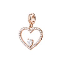 Charm Rosato Donna Storie in Argento RZLE090